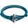 Montres & Bijoux Homme Bracelets Anchor & Crew Bracelet Oxford Argent Et Corde Bleu