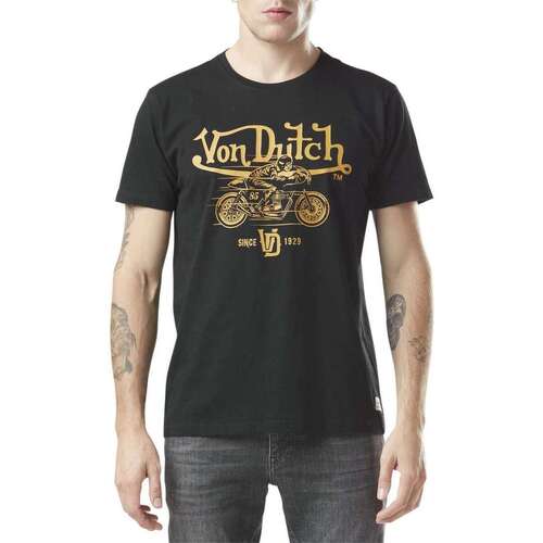 Vêtements Homme lightning print T-shirt Schwarz Von Dutch 164235VTPE24 Noir