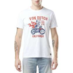 Vêtements Homme T-shirts manches courtes Von Dutch 164243VTPE24 Blanc