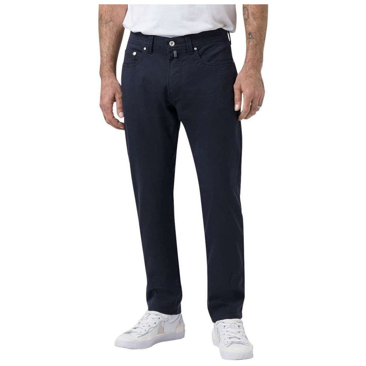 Vêtements Homme Pantalons 5 poches Pierre Cardin 164657VTPE24 Marine