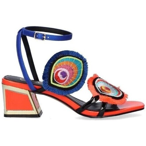 Chaussures Femme Sandales et Nu-pieds Exé Shoes zip LUISA 406 Orange