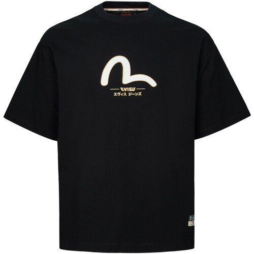 Vêtements Homme T-shirts manches courtes Evisu 2ESHTM4TS7071 Noir