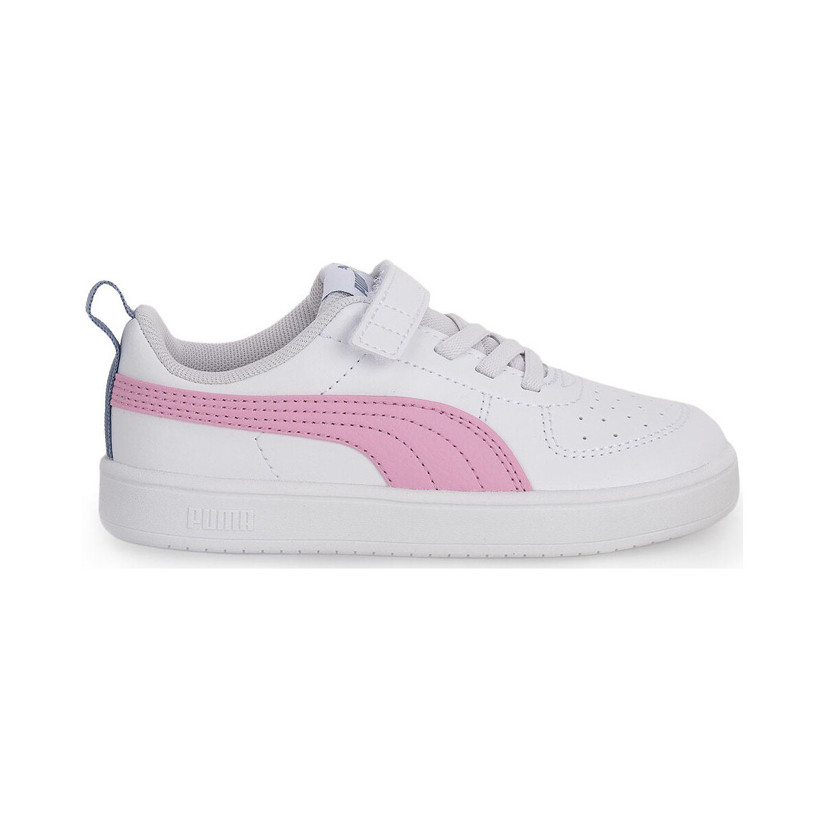 Chaussures Fille Baskets mode Puma 28 RICKIE AC INF Blanc