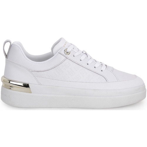 Chaussures Femme Baskets mode Tommy Hilfiger TOMMY LUX COURT Blanc