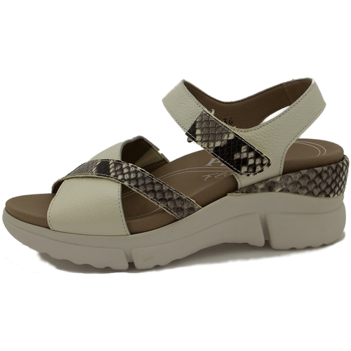 Chaussures Femme Sandales et Nu-pieds Piesanto 210875 Blanc