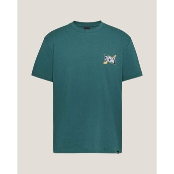 Vêtements Homme T-shirts Sixth manches courtes Tommy Hilfiger DM0DM18562CT0 Vert