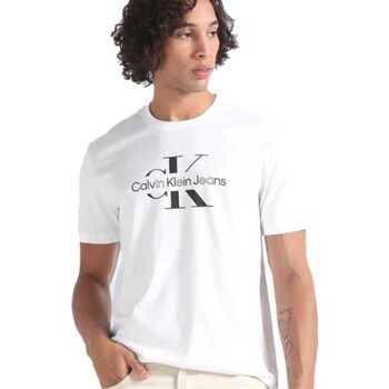 Vêtements Homme T-shirts manches courtes Calvin Klein Jeans J30J325190 Blanc