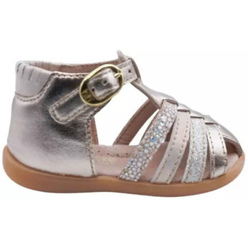 Chaussures Fille Antoine Et Lili Babybotte SANDALES BEBE  GUPPY IVOIRE Doré