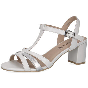 Chaussures Femme Sandales et Nu-pieds Caprice Sandale talon Blanc Blanc
