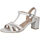 Chaussures Femme Sandales et Nu-pieds Caprice Sandale talon Blanc Blanc