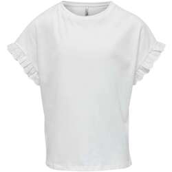Vêtements Fille T-shirts manches courtes Only 162153VTPE24 Beige