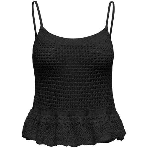 Vêtements Femme Tops / Blouses Only 162238VTPE24 Noir