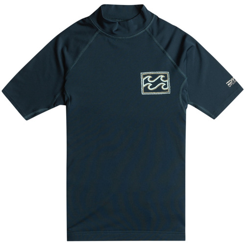 Vêtements Garçon T-shirts Kai manches courtes Billabong Crayon Wave Bleu