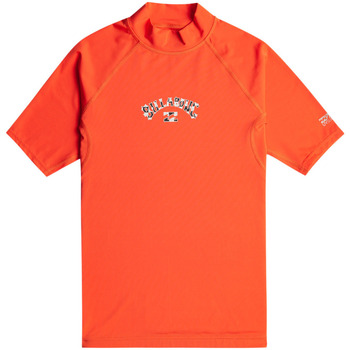 Vêtements Garçon T-shirts Kai manches courtes Billabong Arch Fill Orange