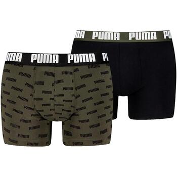 Sous-vêtements Homme Boxers Puma men everyday aop print boxer 2p Kaki