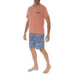 Vêtements Homme Pyjamas / Chemises de nuit Christian Cane 163957VTPE24 Orange