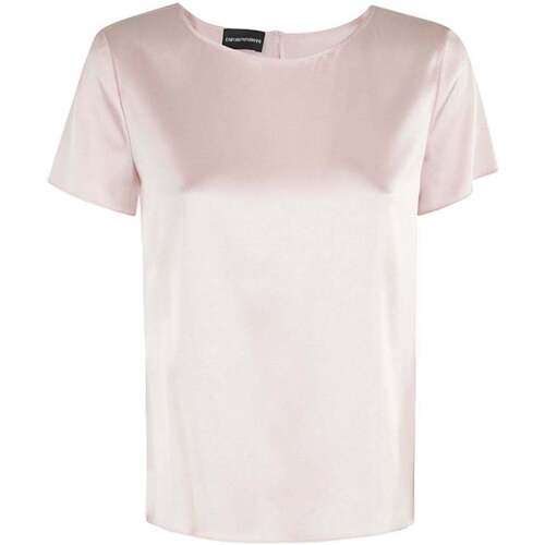 Vêtements Femme white asymmetric shirt Emporio Armani  Rose