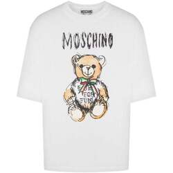 Vêtements Homme T-shirts manches courtes Moschino  Blanc