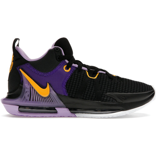 Chaussures Homme Baskets mode Nike - Lebron Witness VII - noire et violette Noir