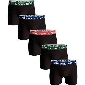 caleçons björn borg  björn borg boxer-shorts lot de 5 noir 