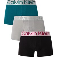 Sous-vêtements Homme Caleçons Calvin Klein Jeans Lot de 3 coffres en acier reconsidérés Multicolore