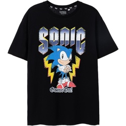 Vêtements Homme T-shirts manches courtes Sonic The Hedgehog Game On! Noir