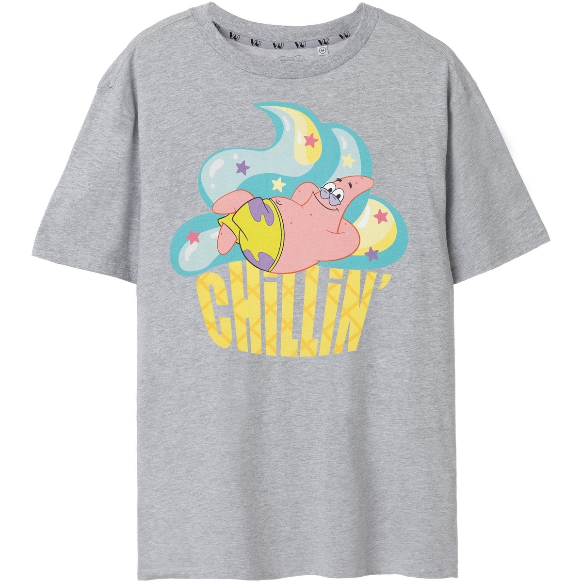 Vêtements Femme T-shirts manches longues Spongebob Squarepants Chillin Gris