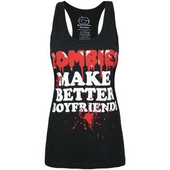 Vêtements Femme Débardeurs / T-shirts sans manche Goodie Two Sleeves Zombies Make Better Boyfriends Noir