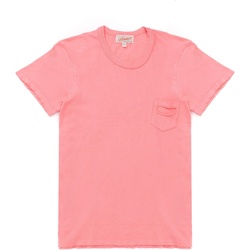 Kids floral-embroidered cotton T-shirt Pink