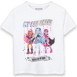 Vêtements Fille T-shirts manches longues Monster High Boo Crew Blanc
