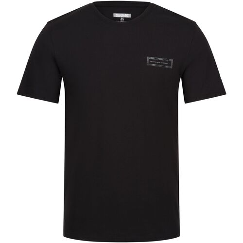 Vêtements Homme T-shirts manches longues Regatta Breezed IV Noir