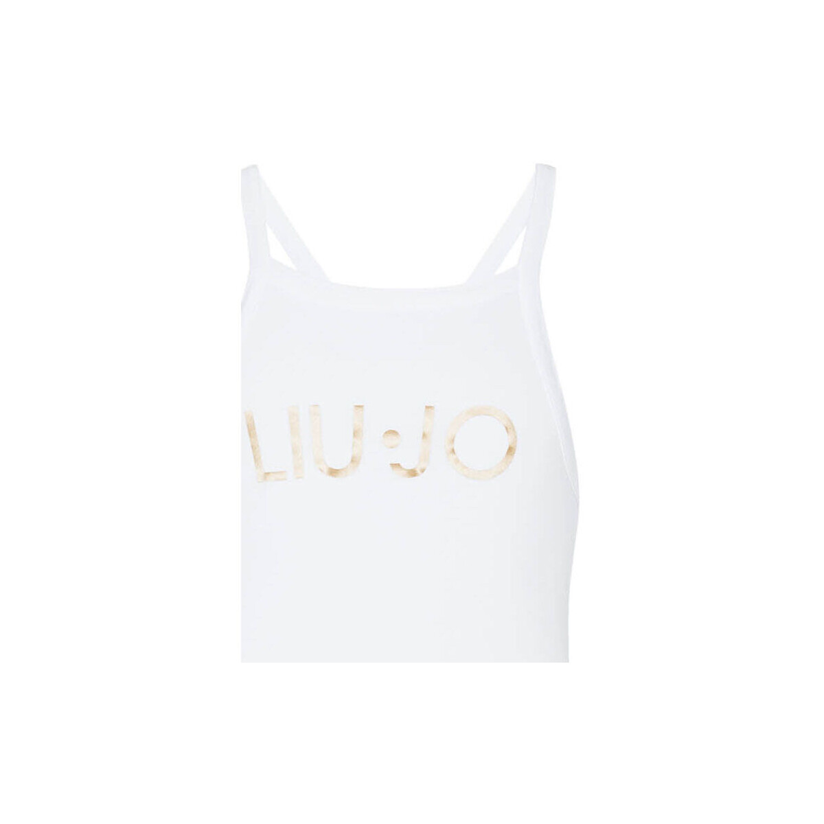 Vêtements Femme Débardeurs / T-shirts sans manche Liu Jo Débardeur avec logo Blanc