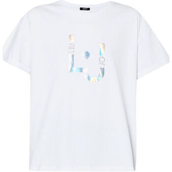 Vêtements Femme Ea7 Emporio Arma Liu Jo T-shirt avec logo Blanc