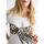 Vêtements Femme T-shirts & Polos Liu Jo T-shirt avec foulard imprimé Blanc