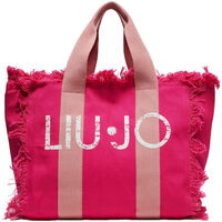 Sacs Femme Sacs porté épaule Liu Jo Shopper en toile avec logo Rose