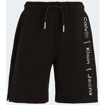 Vêtements Garçon Shorts / Bermudas Calvin Klein JEANS Teddy  Noir