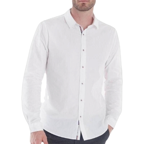 Vêtements Homme T-shirts manches longues Le Temps des Cerises Dorus Blanc