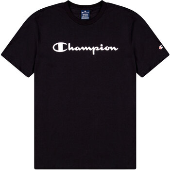 Vêtements Homme T-shirts manches courtes Champion American Tape tee Noir
