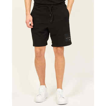 Vêtements Homme Shorts / Bermudas EAX Short homme AX en coton biologique Noir