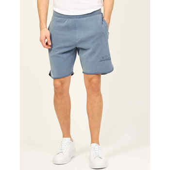 Vêtements Homme Shorts / Bermudas EAX Bermuda en jersey de coton avec logo Bleu