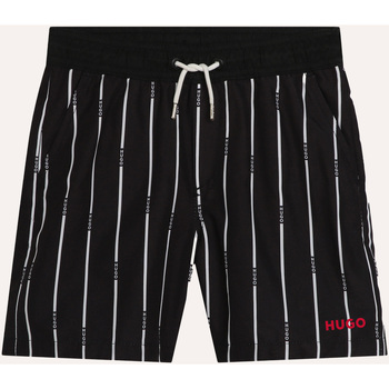 Vêtements Garçon Shorts / Bermudas BOSS Short enfant  en coton avec logo Noir