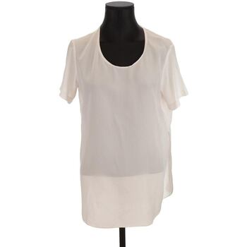 Vêtements Femme Débardeurs / T-shirts sans manche Maje Top en soie Blanc
