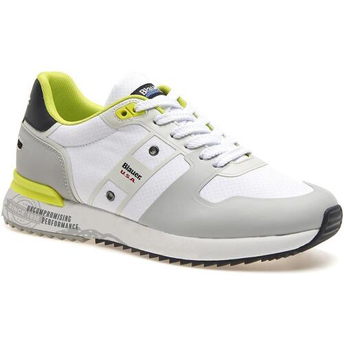 Chaussures Homme Baskets basses Blauer BLUPE24-HOXIE02-WHI Blanc