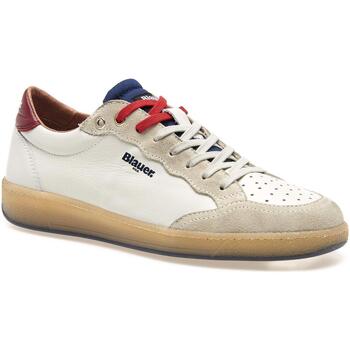 Chaussures Homme Baskets basses Blauer BLUPE24-MURR-RED Blanc