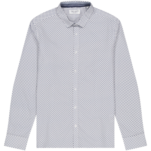 Vêtements Homme Chemises logo-print longues Teddy Smith Chemise coton droite Blanc