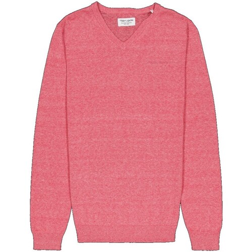 Vêtements Homme Pulls Teddy Smith Pull coton col v droit Rouge