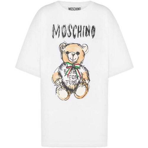 Vêtements lacoste collared top marni shirt Moschino  Blanc
