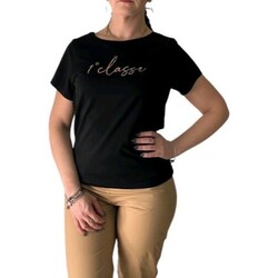 Vêtements Femme Débardeurs / T-shirts sans manche Alviero Martini 0772/JC71 Noir