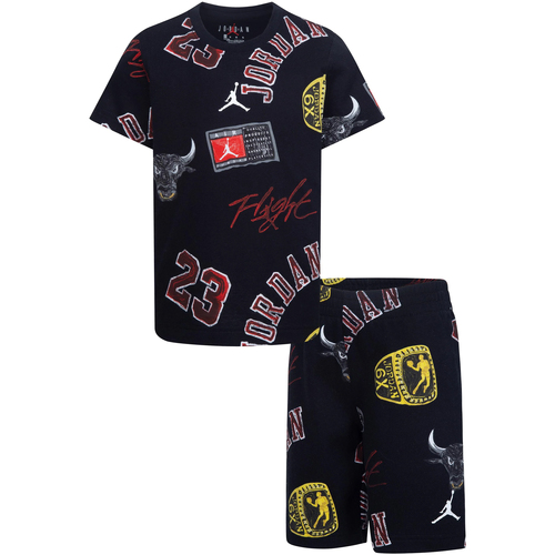 Vêtements Enfant Michael Michael Kors cut-out detail knitted dress Schwarz Nike 23 Ring Aop Noir