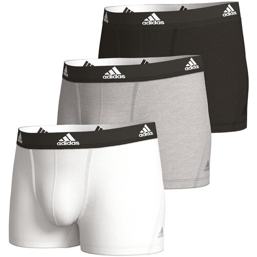 Sous-vêtements Homme Boxers adidas Originals Lot de 3 boxers homme Active Flex Coton Noir